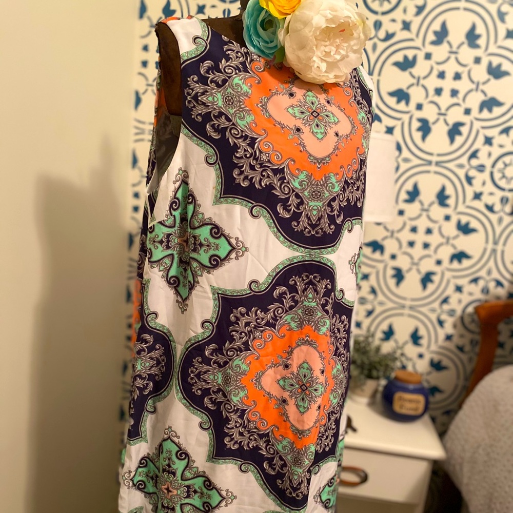 NWT shift dress, lined 16 mid length